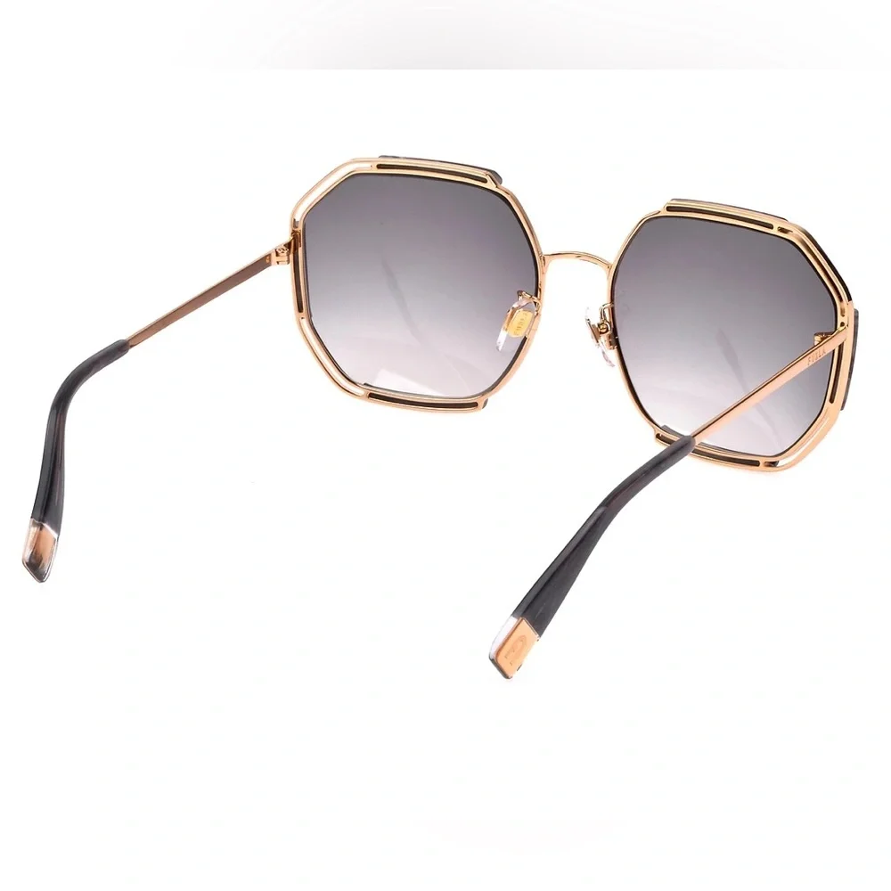 New! Furla SFU785 0300 Stylish Gradient Sunglasses, Authentic